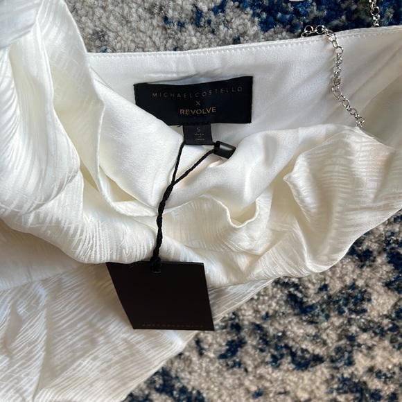 Michael Costello x REVOLVE Tessa Midi Dress in Ivory - Picture 6 of 9